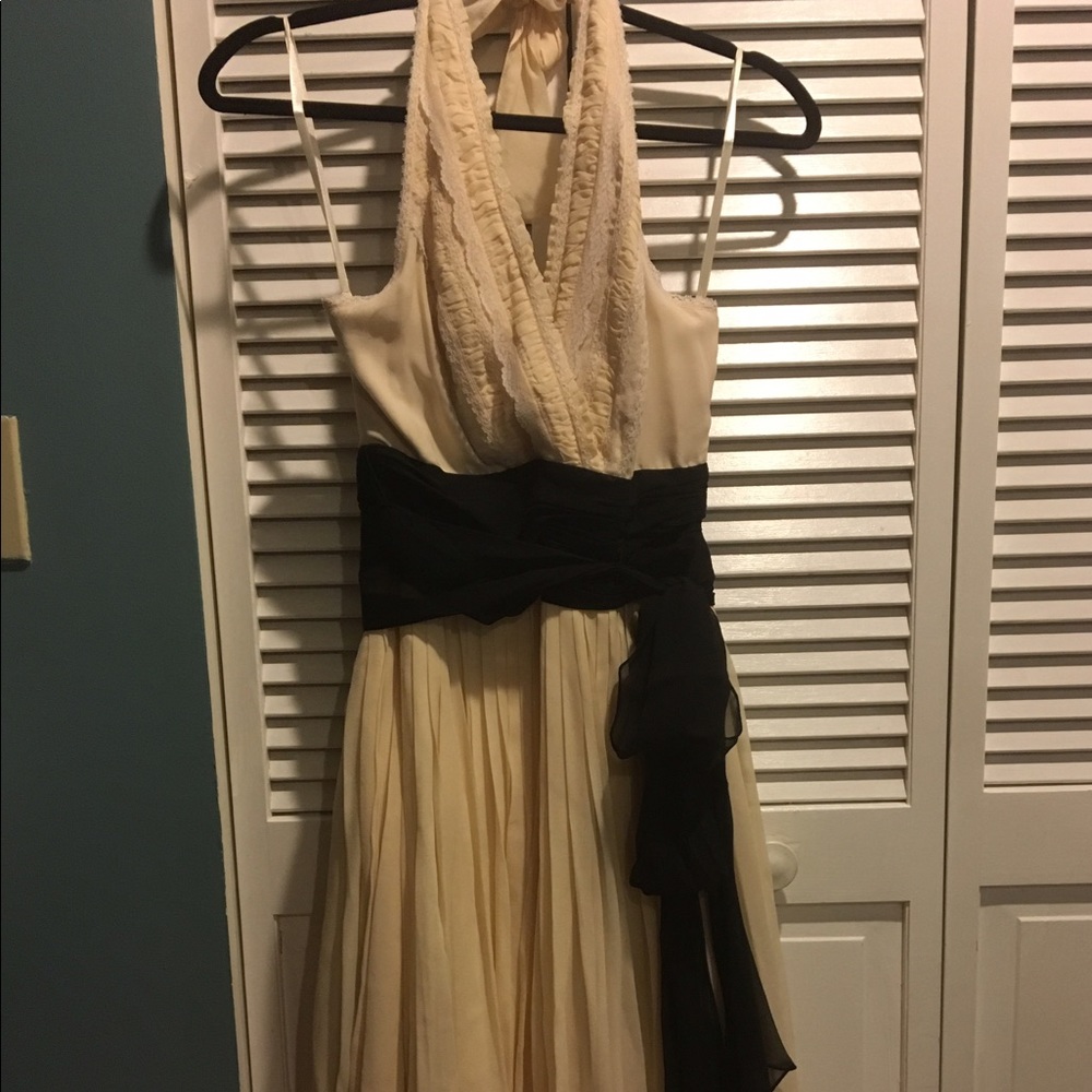 BCBG ivory dress