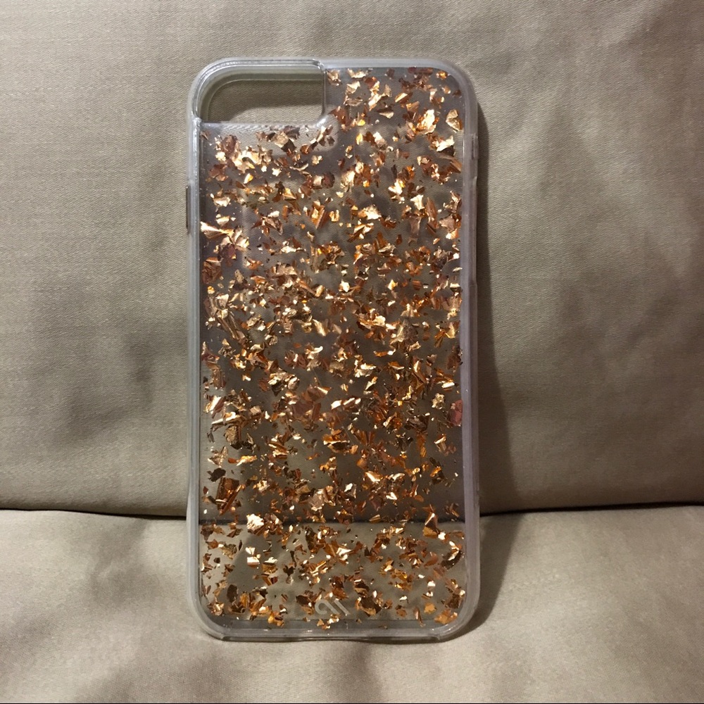 Casemate iPhone 6/6s rose gold flakes case