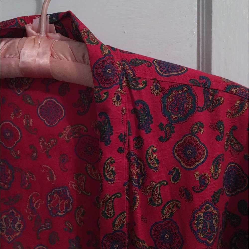 Vintage Robe! Wonderful, Vibrant Pattern M/L - Picture 2 of 3
