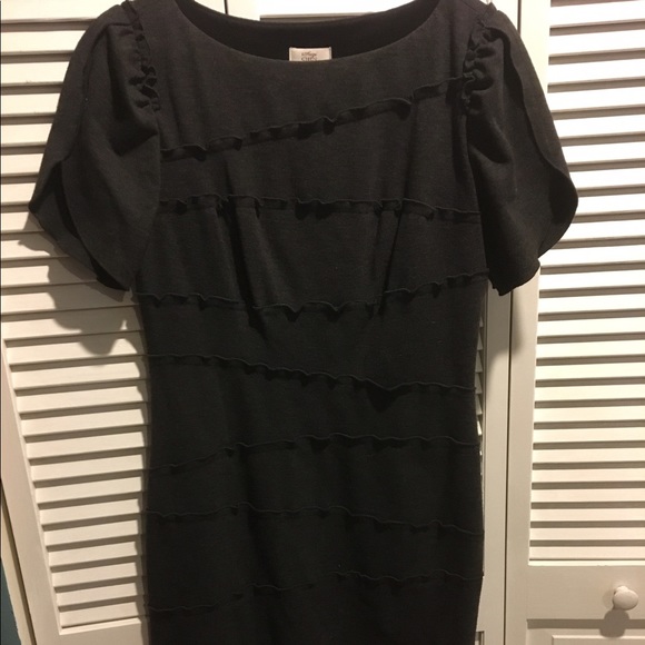 Grey sheath dress with seam detailing - Picture 2 of 2