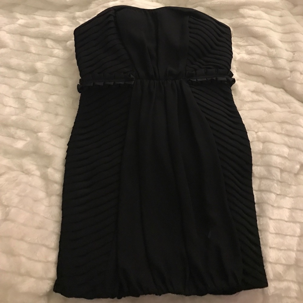 Black Strapless BCBG dress