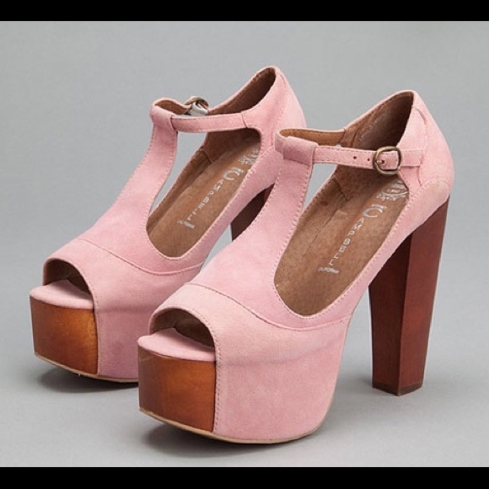 Jeffrey Campbell foxy pink heels