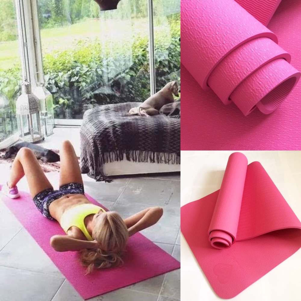 🌸 Eco-Friendly Non-Slip TPE Yoga Mat 🌸 NWT