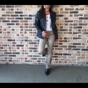 Low rise bell bottom pants