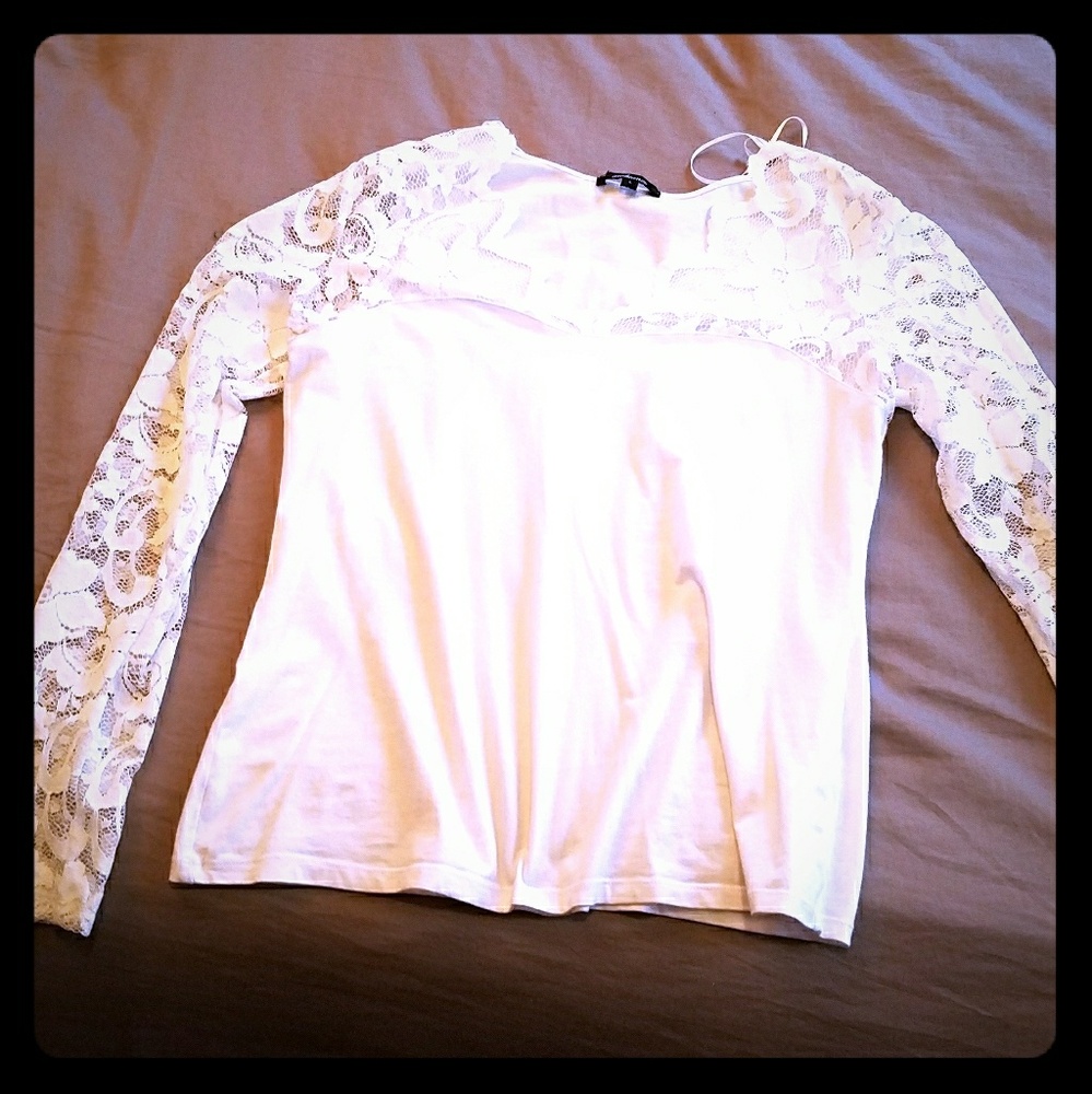 White Lace Top