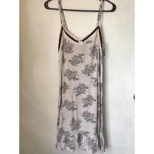 Laura Ashley Nightie // Pale Pink & Black