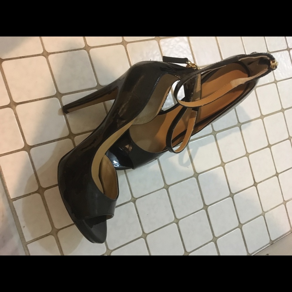 Nine West stiletto ankle straps