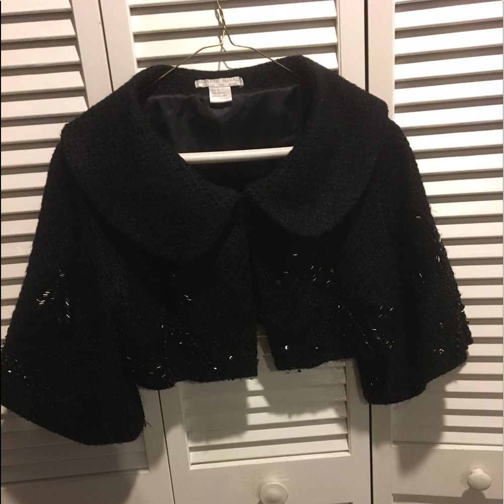 Alberto Makali bolero with sequin detailing