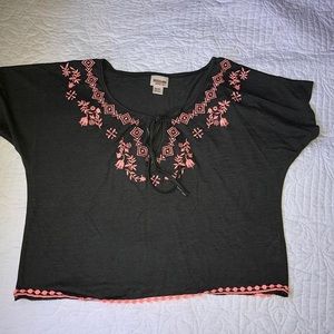 shirt with design on top