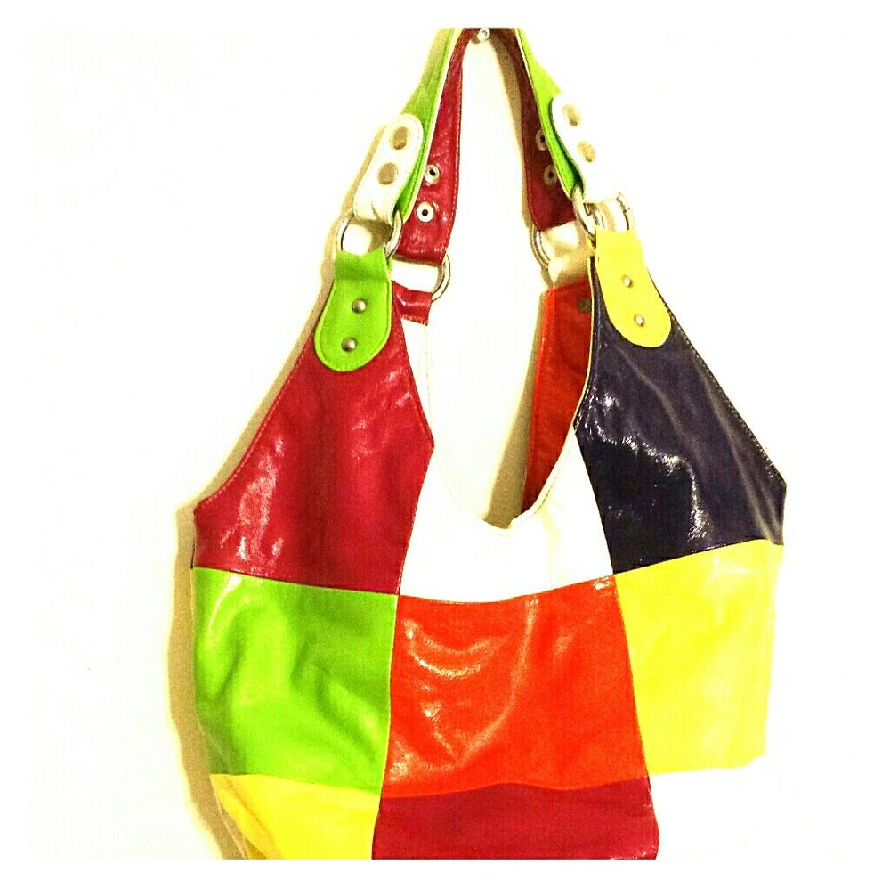 Funky large colorful purse