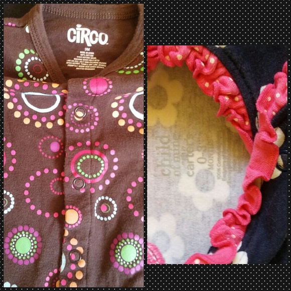 Bundle of 2 0-3 Month Mix Brand Footies / Sleeper - Picture 4 of 4