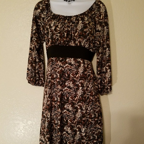 Ellen Parker midi dress 3/4 length sleeves💎 - Picture 1 of 6