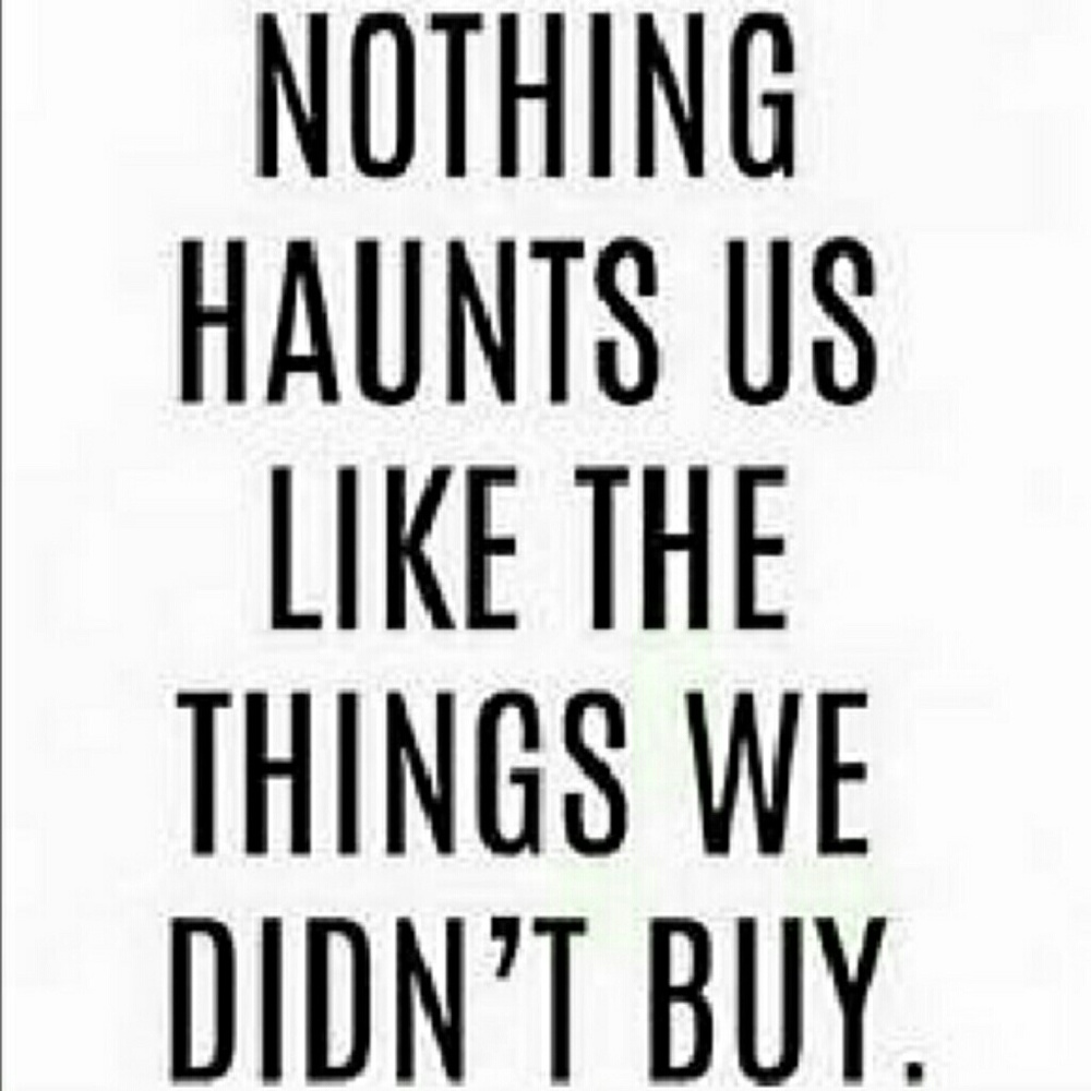 Pass it by and it may be gone....