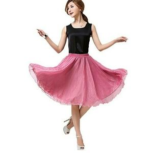 NWT Bubblegum Pink Full Cirlce Midi Skirt