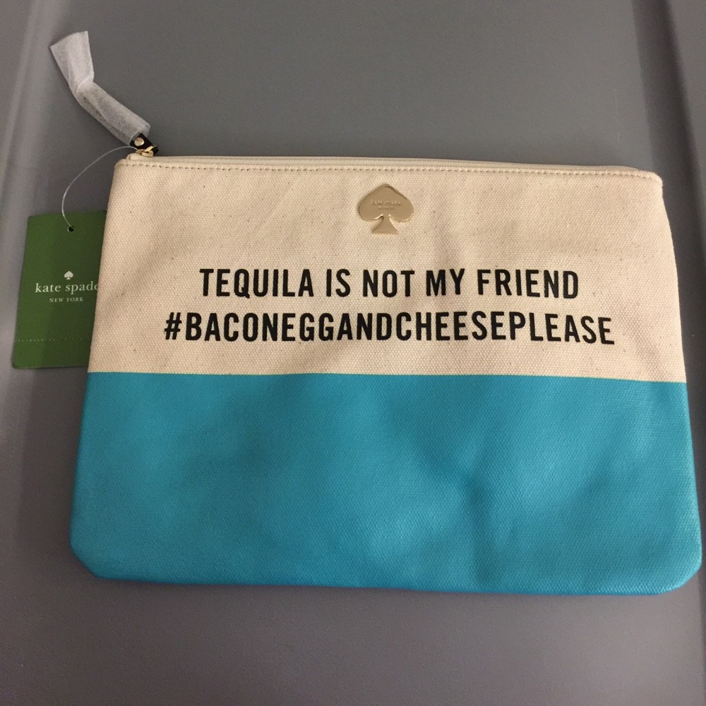 Kate Spade Tequila Is Not My Friend Gia Clutch