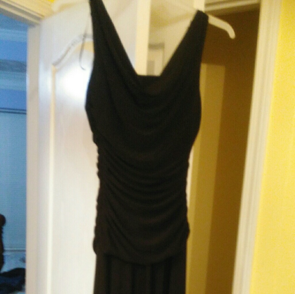 Black evening dress