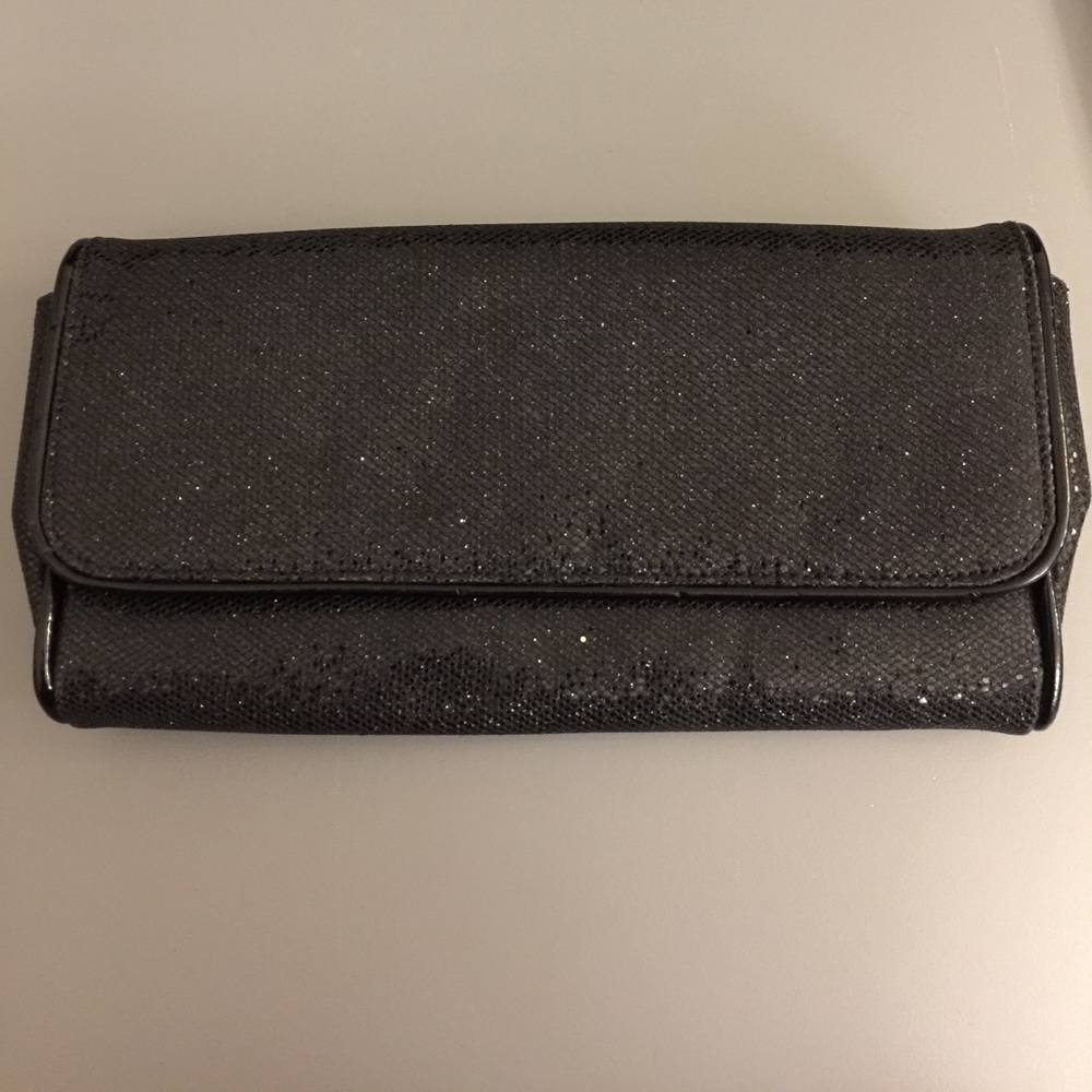 Marc by Marc Jacobs Black Glitter Clutch
