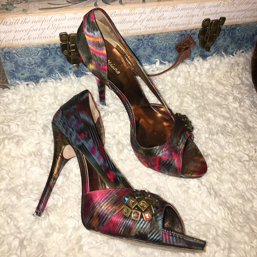 Marciano jeweled heels size 8.5