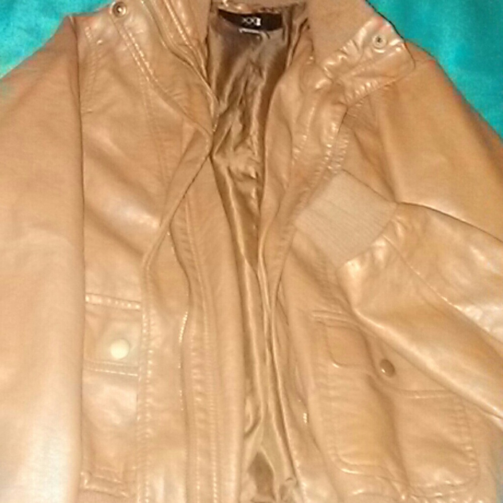 Forever 21 brown leather jacket