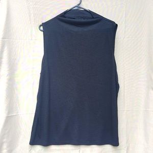 High Neck Black Tank