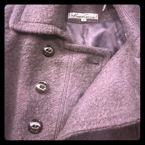 Kenneth Cole Wool/Polyester Coat - Picture 3 of 4