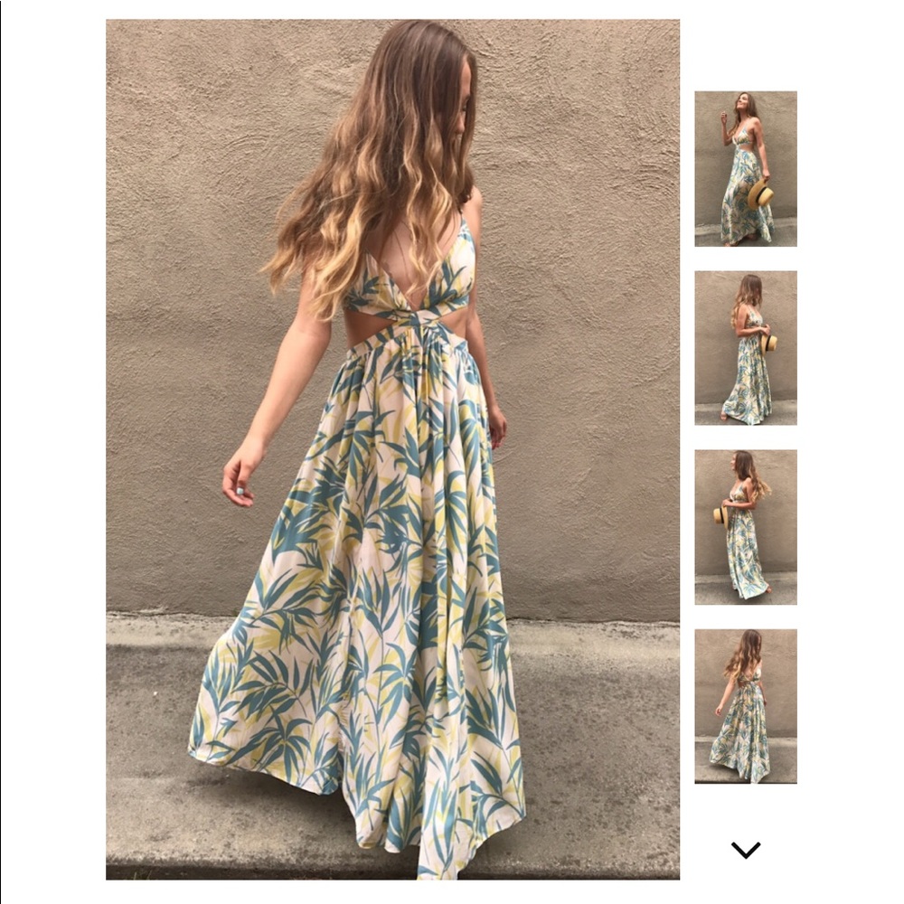 LAST 1️⃣ Cut Out Maxi Dress - Picture 1 of 6