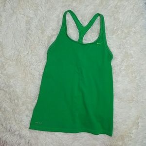 Nike dri-fit racer back work out tank top