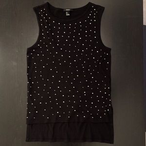 Gold Studded Tank Top