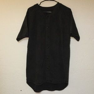 On The Byas Gray Baseball Jersey