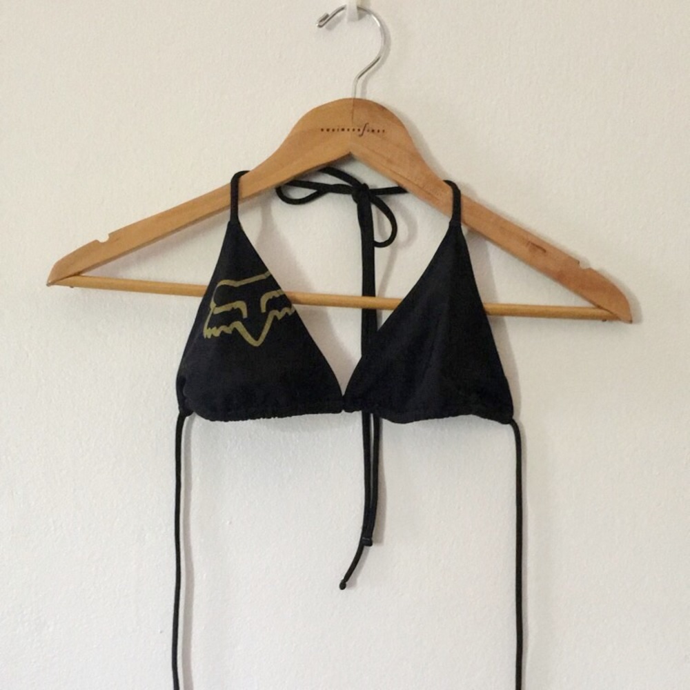 Fox triangle Bikini Top
