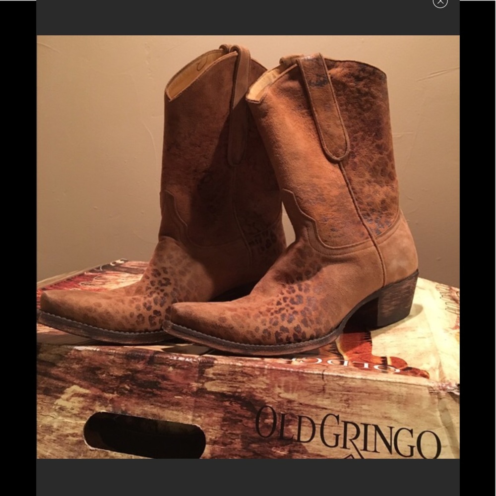 Old Gringo Leopardito Boots size 7.5