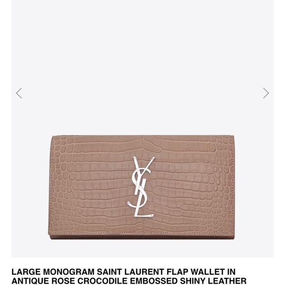 Ysl authentic never used new with box and card - Picture 1 of 2