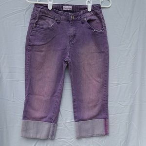 Purple Jean Capris