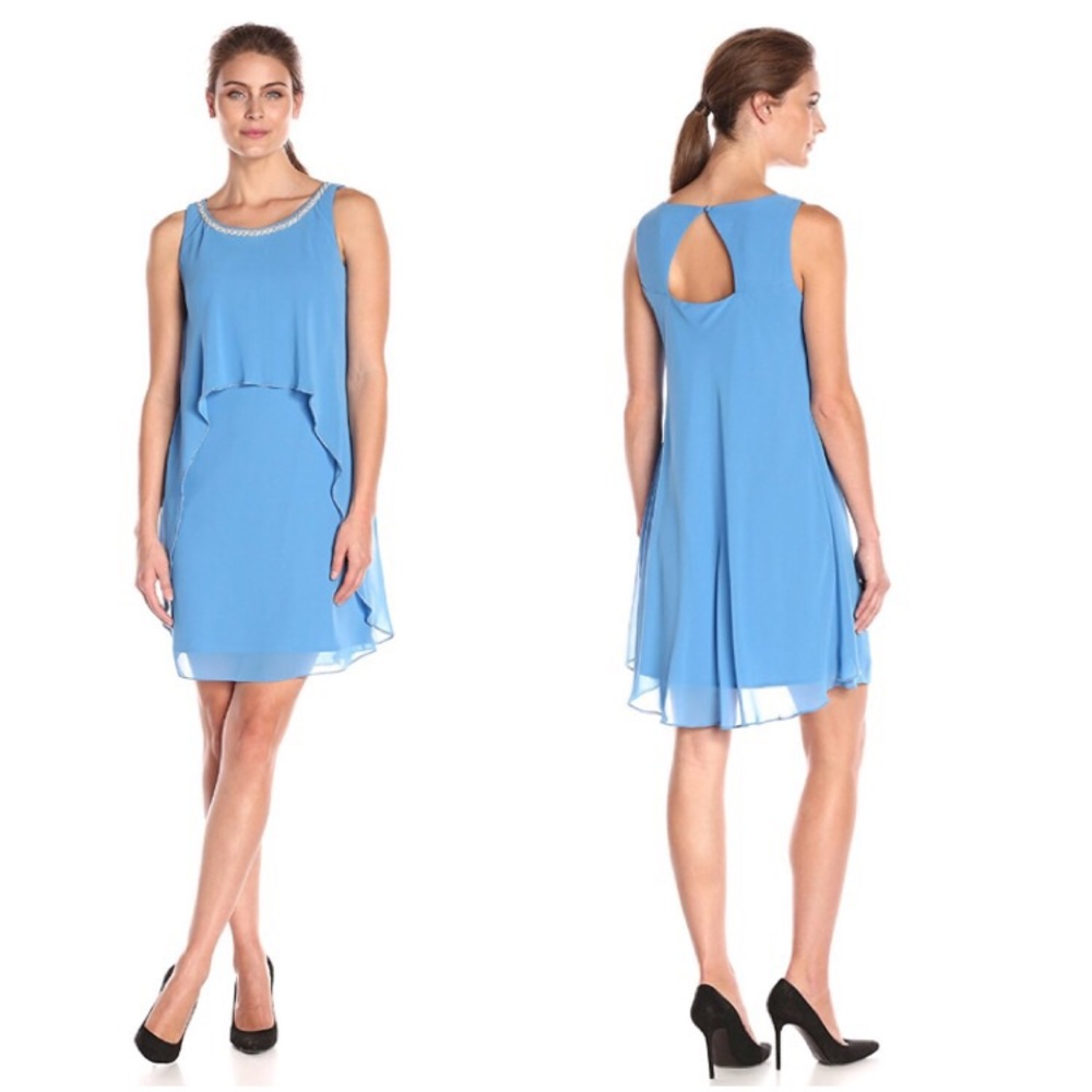 Blue dress