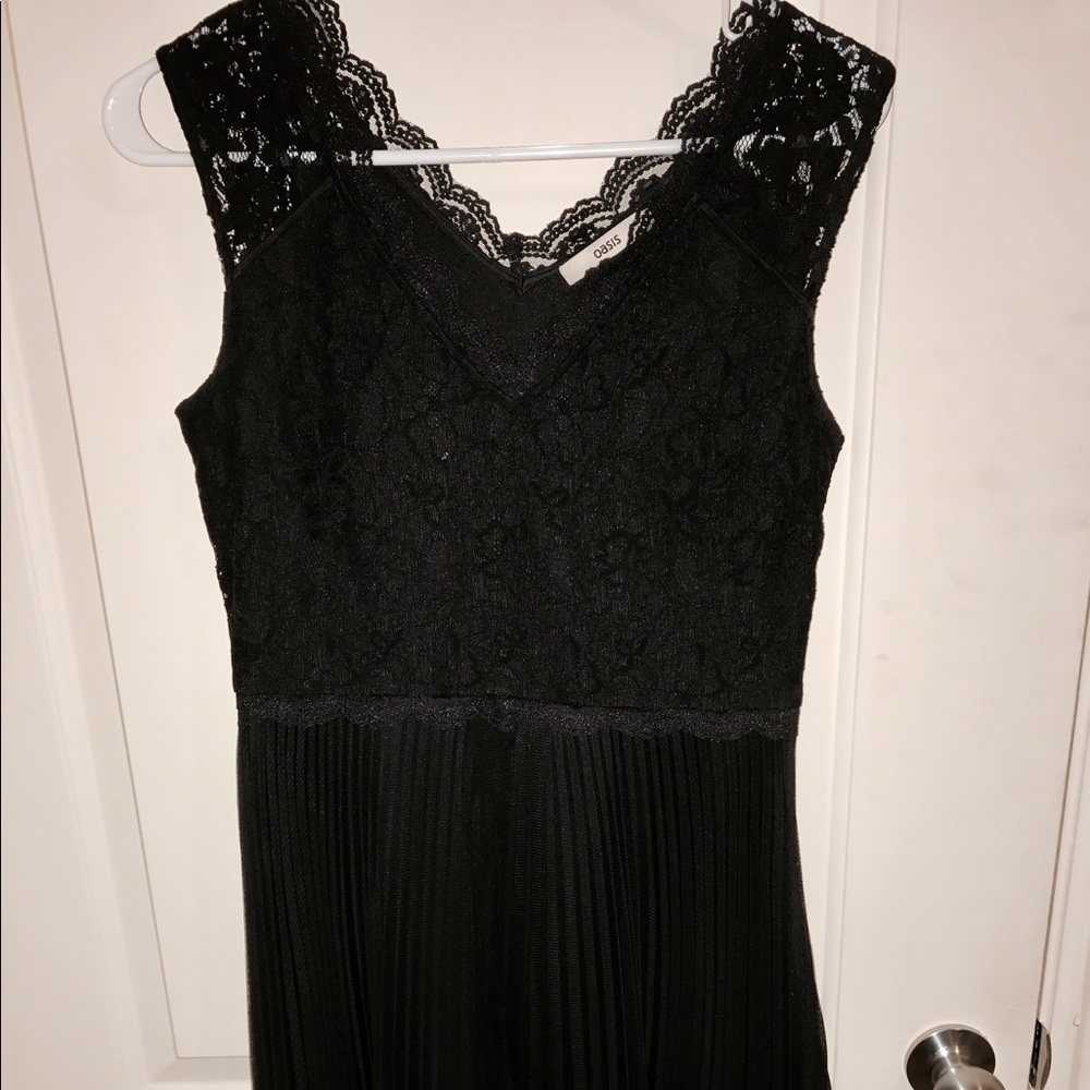 Black lace/ ruffled fancy dress