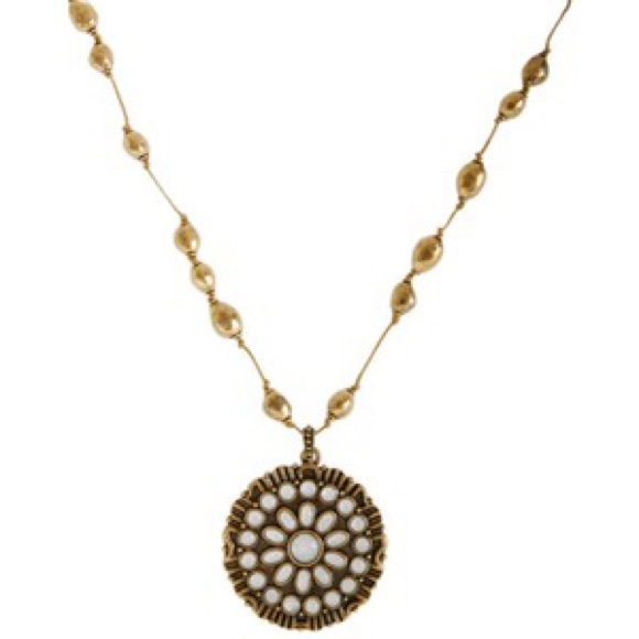 NEW - Lucky Brand Gold Tone Mother of Pearl - Picture 2 of 2