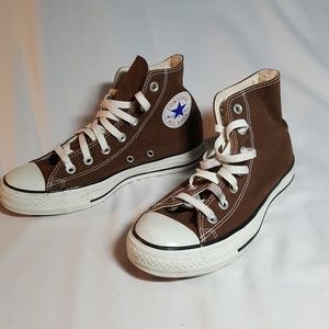 Converse high top brown used