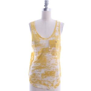 Phillip Lim | Burnout Raw Edge Tank Top Sz M