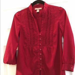 Fuchsia banana republic top