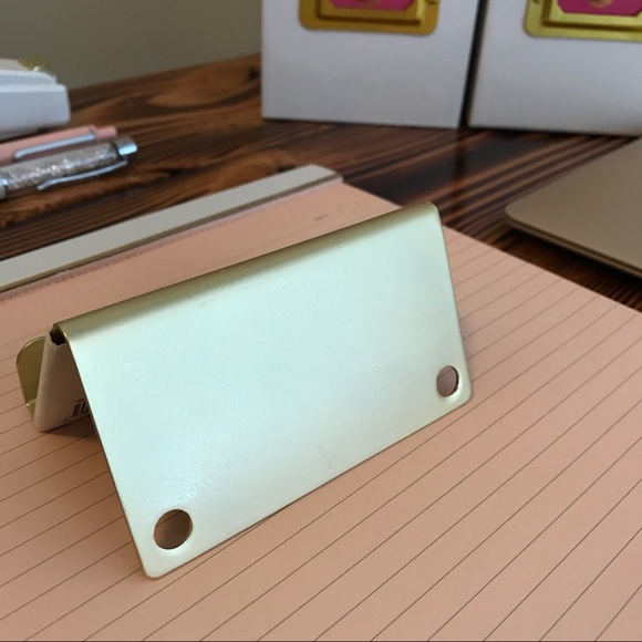 Sugar Paper LA Business Card Holder. Gold. 💌 - Picture 4 of 7