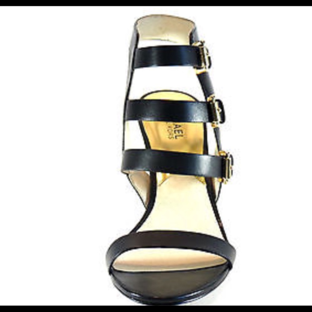 Michael Kors Beverly Black Sandal Heel