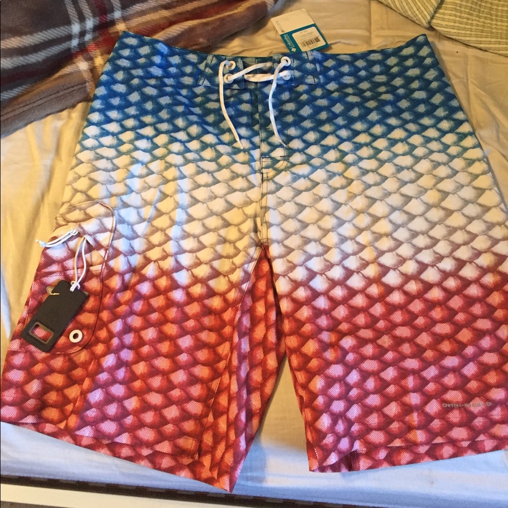 Columbia swim trunks