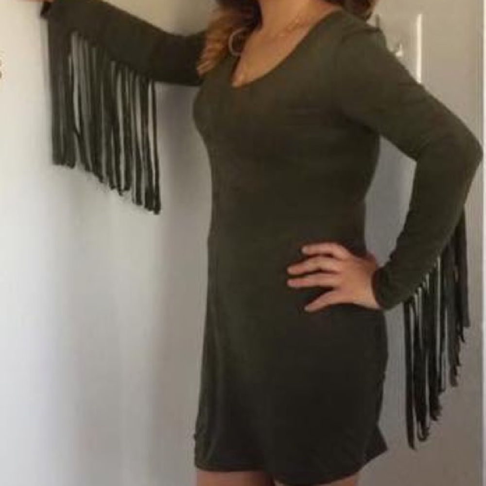 Green dress
