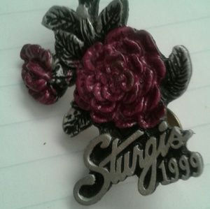 Painted pewter 1999 sturgis rally collectible pin
