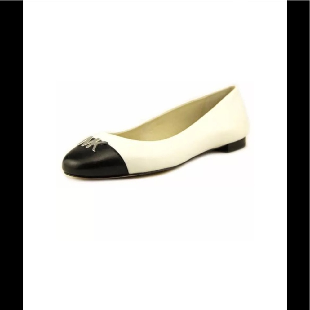 Michael Kors Optic White Hayley Ballet Flat