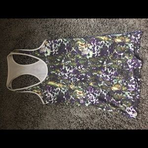 Lululemon Racerback Floral Workout Tank