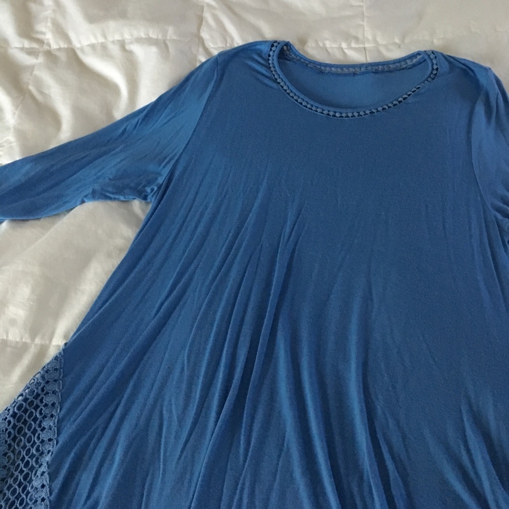 🌸3/4 Sleeve Soft Knit Tunic Top