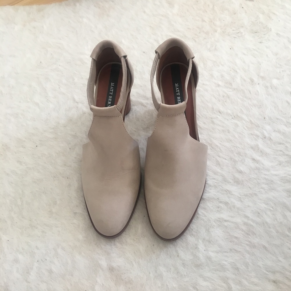 Matt Bernson tan booties