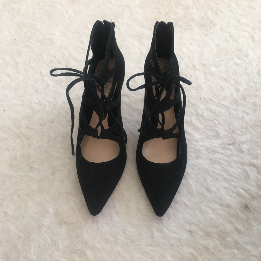 Vince Camuto lace up heels