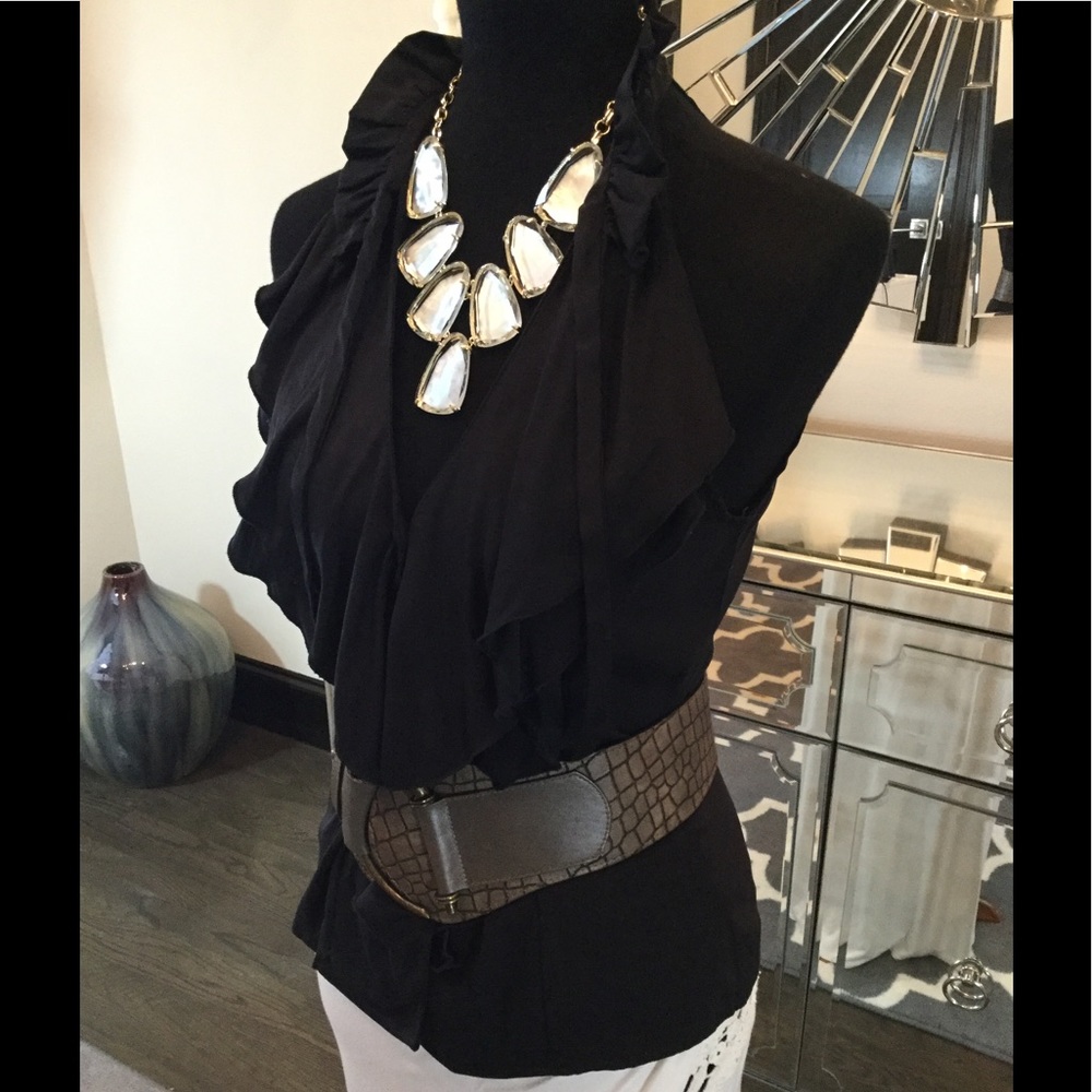 Marciano Ruffle Halter Top - Picture 5 of 8